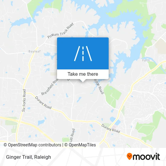 Ginger Trail map