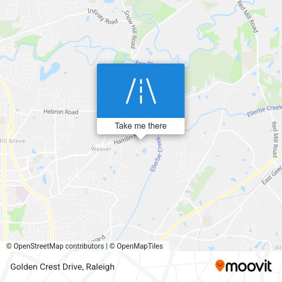 Mapa de Golden Crest Drive
