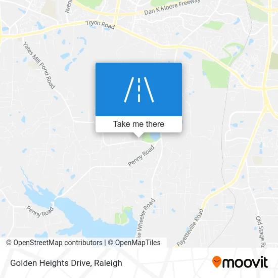 Golden Heights Drive map
