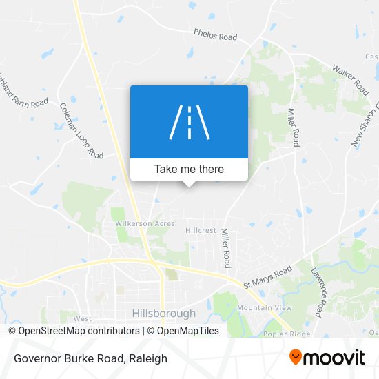Mapa de Governor Burke Road