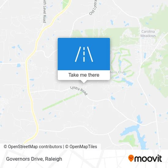 Governors Drive map