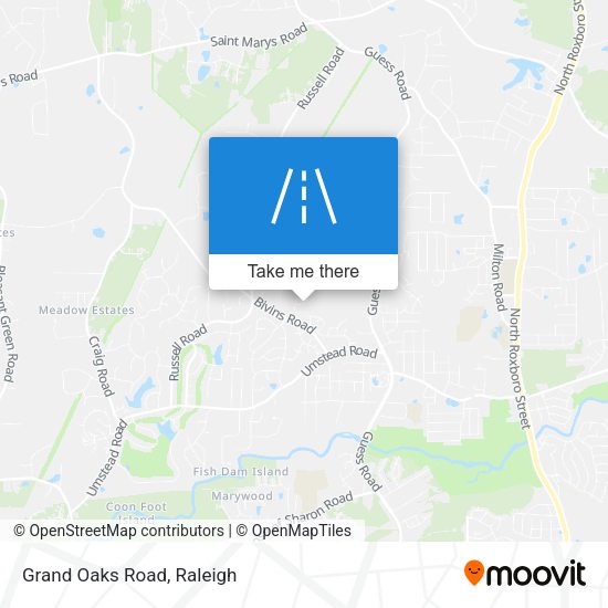 Mapa de Grand Oaks Road