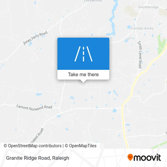 Granite Ridge Road map
