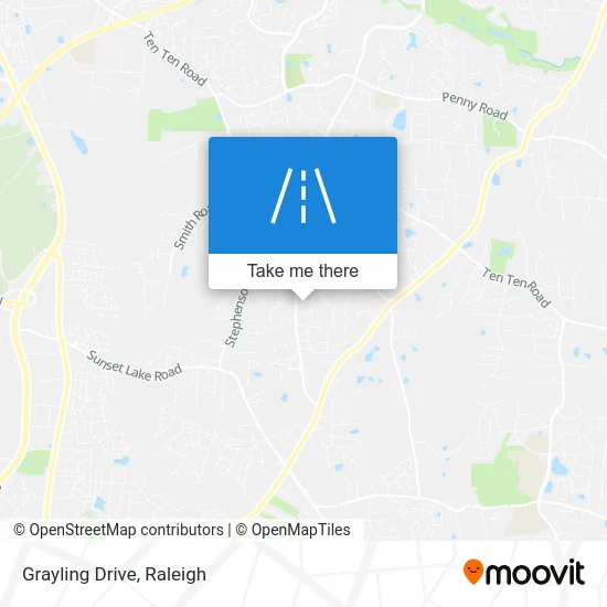 Grayling Drive map
