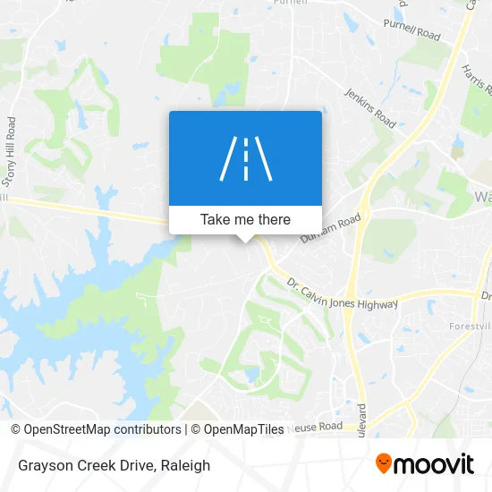 Grayson Creek Drive map