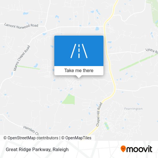 Great Ridge Parkway map