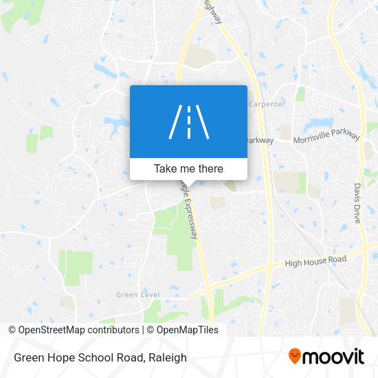 Mapa de Green Hope School Road