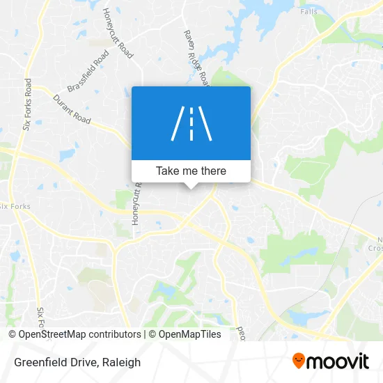 Greenfield Drive map