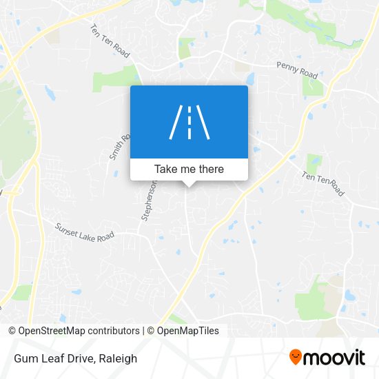 Mapa de Gum Leaf Drive