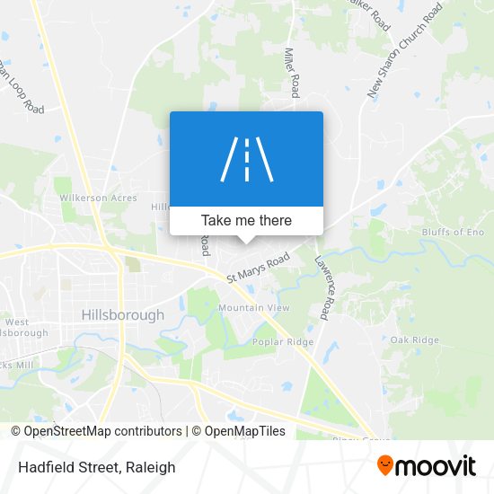 Mapa de Hadfield Street