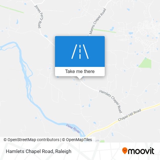 Hamlets Chapel Road map