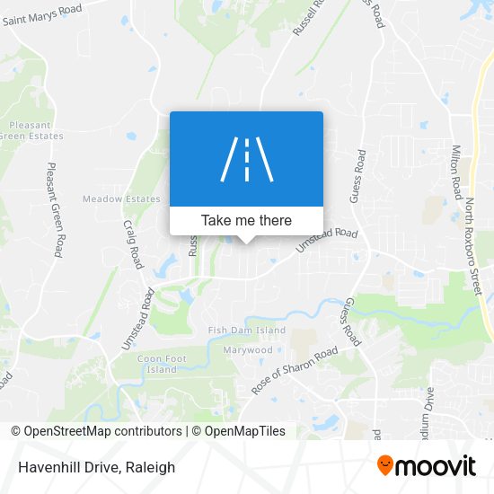Mapa de Havenhill Drive