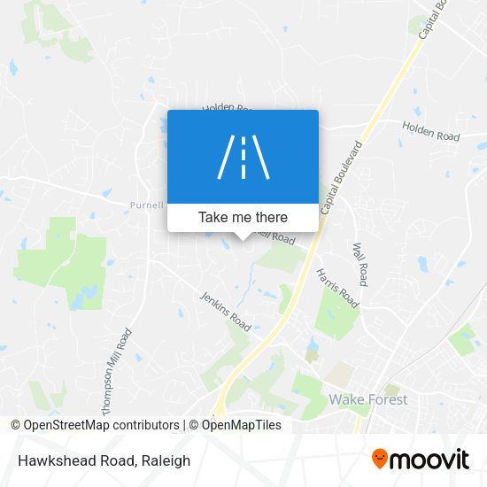 Mapa de Hawkshead Road