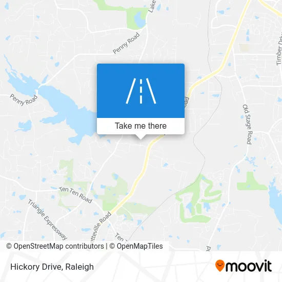 Hickory Drive map