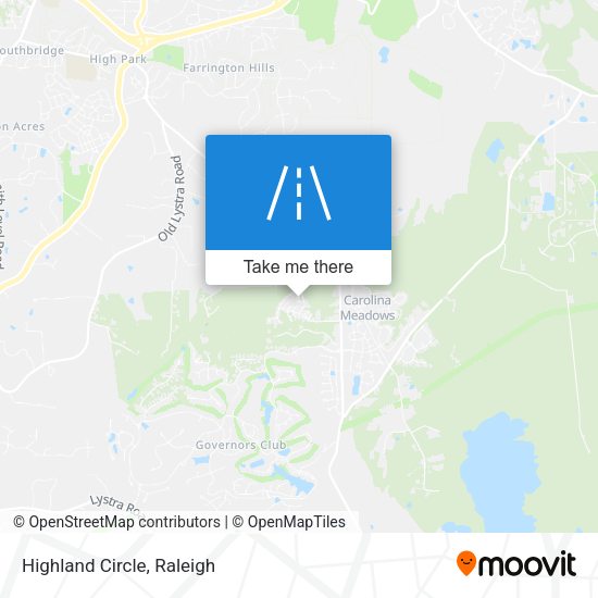 Mapa de Highland Circle