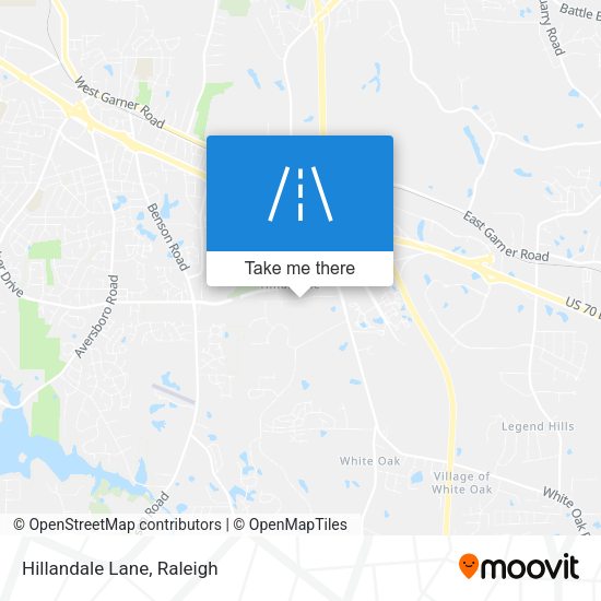 Mapa de Hillandale Lane