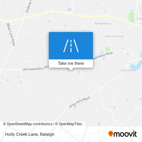 Holly Creek Lane map