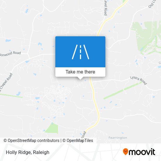 Mapa de Holly Ridge