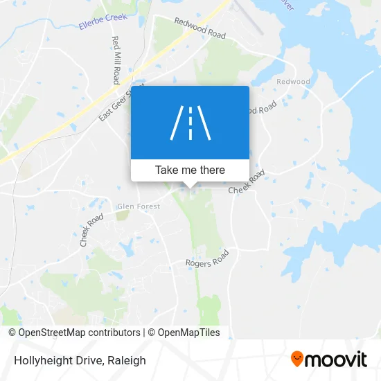 Hollyheight Drive map
