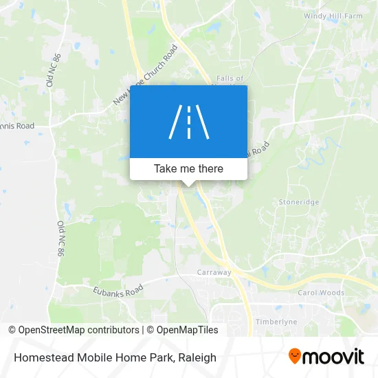 Homestead Mobile Home Park map