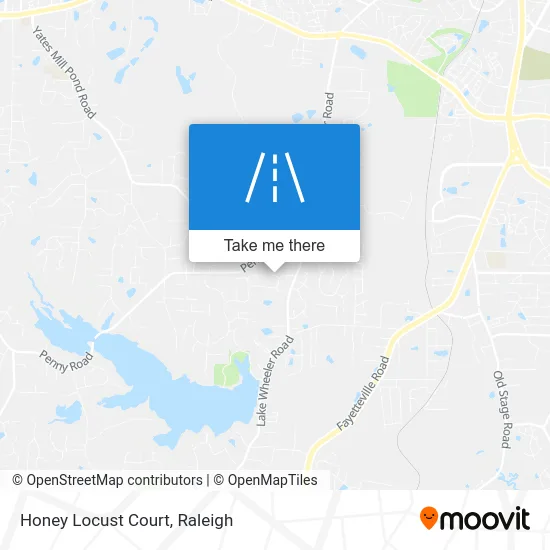 Honey Locust Court map