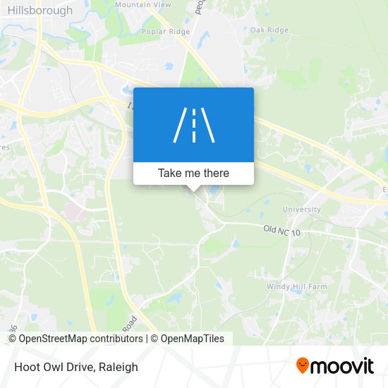 Mapa de Hoot Owl Drive