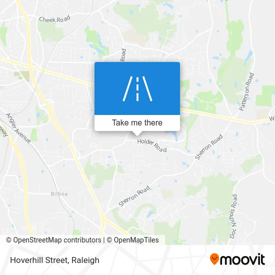 Hoverhill Street map