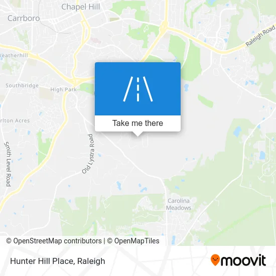 Hunter Hill Place map