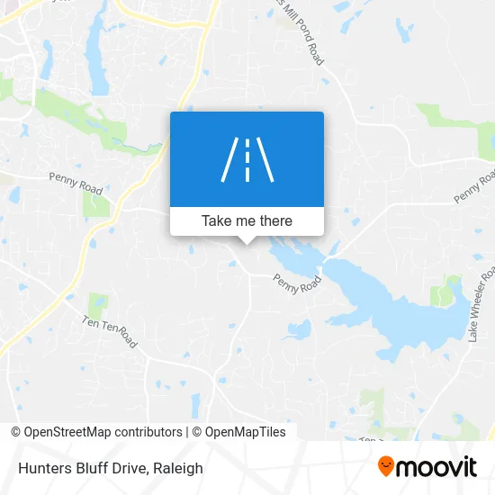 Hunters Bluff Drive map