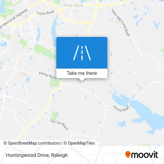 Mapa de Huntingwood Drive