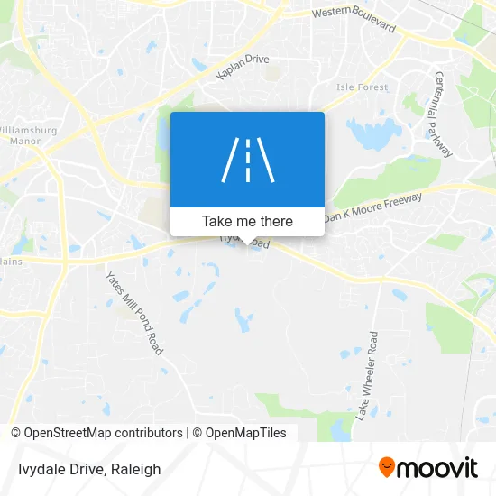 Ivydale Drive map