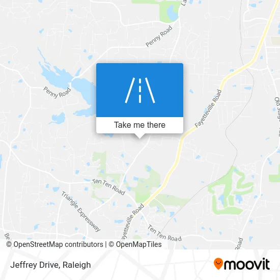 Jeffrey Drive map