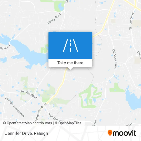 Jennifer Drive map
