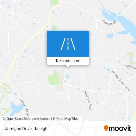 Jernigan Drive map