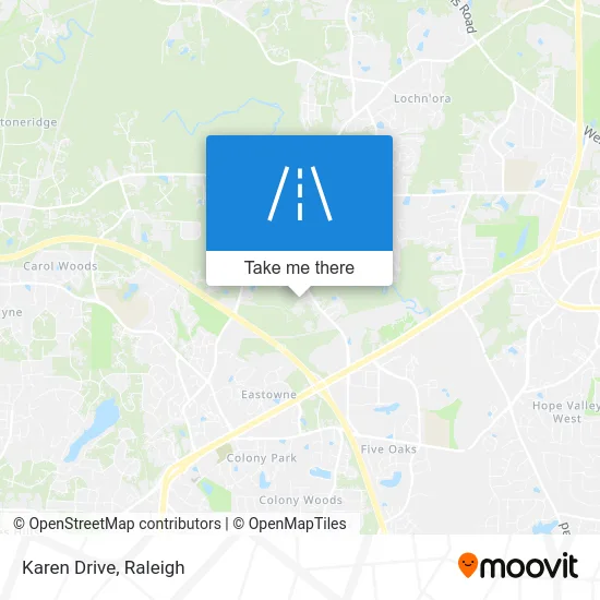 Karen Drive map