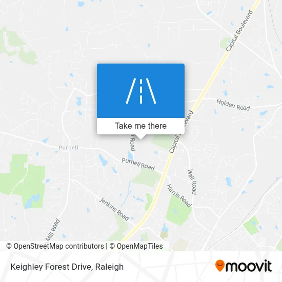 Keighley Forest Drive map