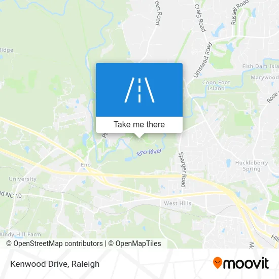 Kenwood Drive map