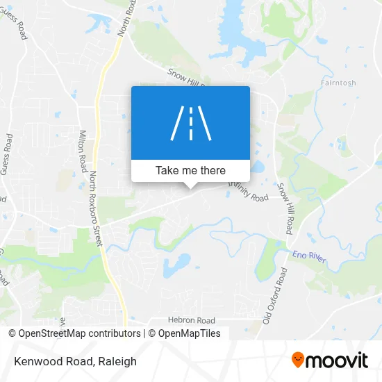 Kenwood Road map