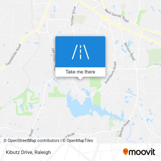 Mapa de Kibutz Drive