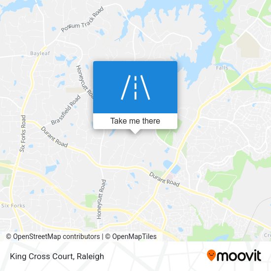 Mapa de King Cross Court