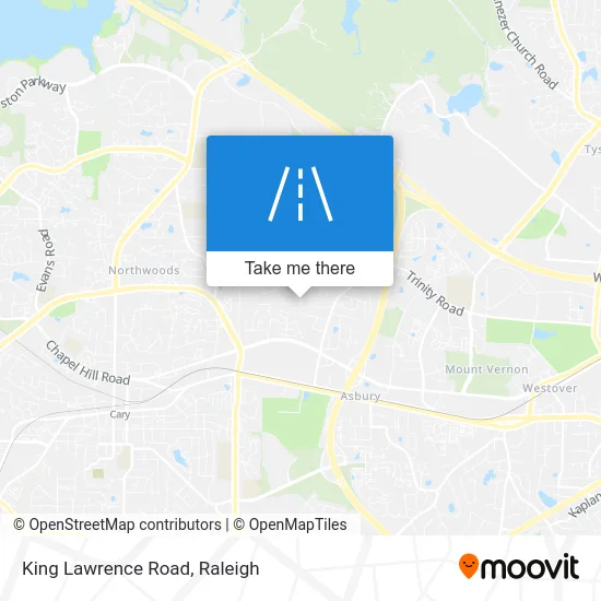 King Lawrence Road map