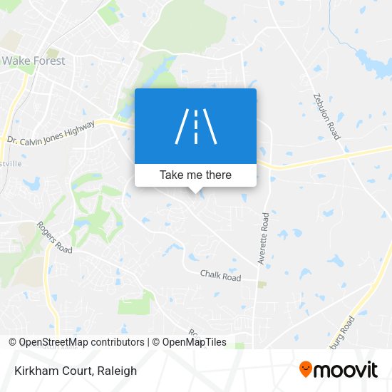 Mapa de Kirkham Court