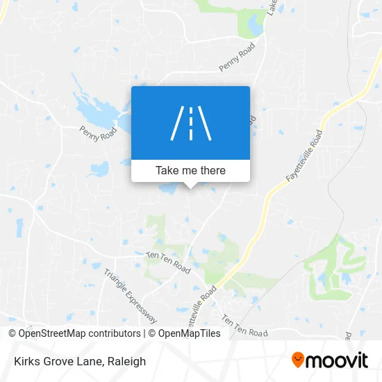 Kirks Grove Lane map