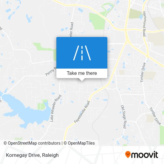 Mapa de Kornegay Drive