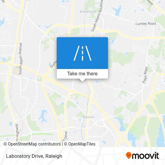 Laboratory Drive map