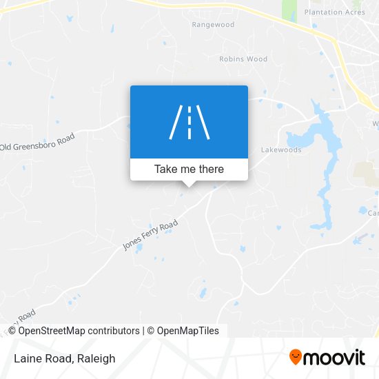 Mapa de Laine Road