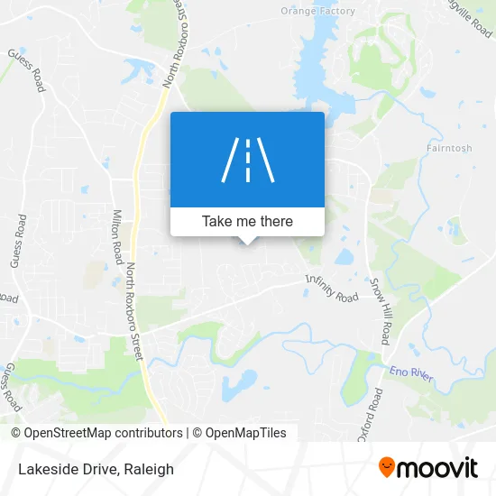 Lakeside Drive map