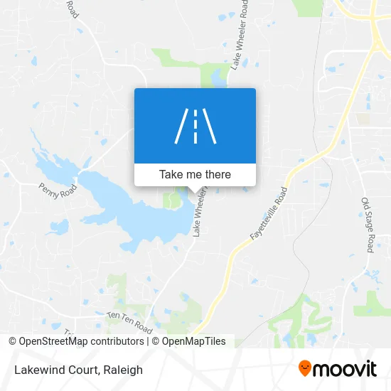 Lakewind Court map