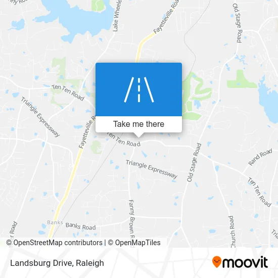 Landsburg Drive map