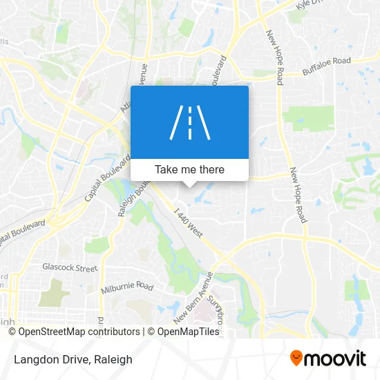 Langdon Drive map